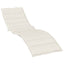 hynde til liggestol 200x60x4 cm stof meleret cremefarvet
