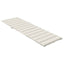 hynde til liggestol 200x60x4 cm stof meleret cremefarvet