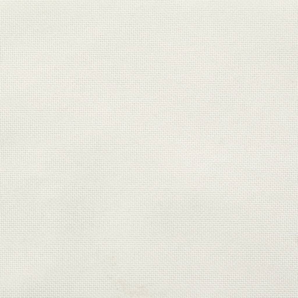 hynde til havebænk 100x50x7 cm stof meleret cremefarvet