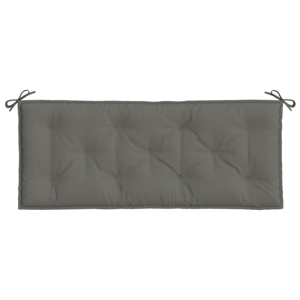 hynde til havebænk 120x50x7 cm stof meleret mørkegrå