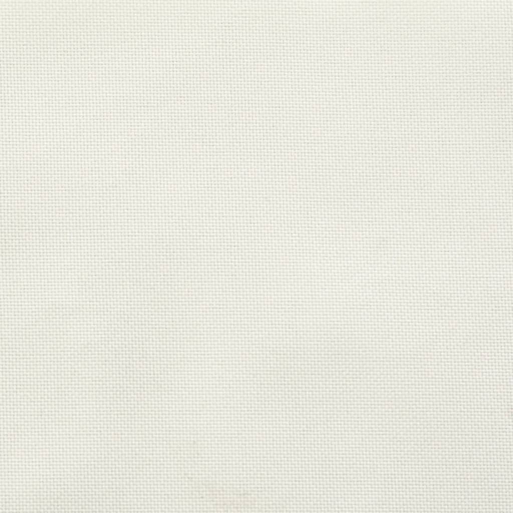 hynde til havebænk 120x50x7 cm stof meleret cremefarvet