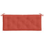 hynde til havebænk 120x50x7 cm stof meleret red