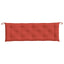 hynde til havebænk 150x50x7 cm stof meleret red