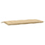 hynder til havebænk 2 stk. 120x50x7 cm stof meleret beige
