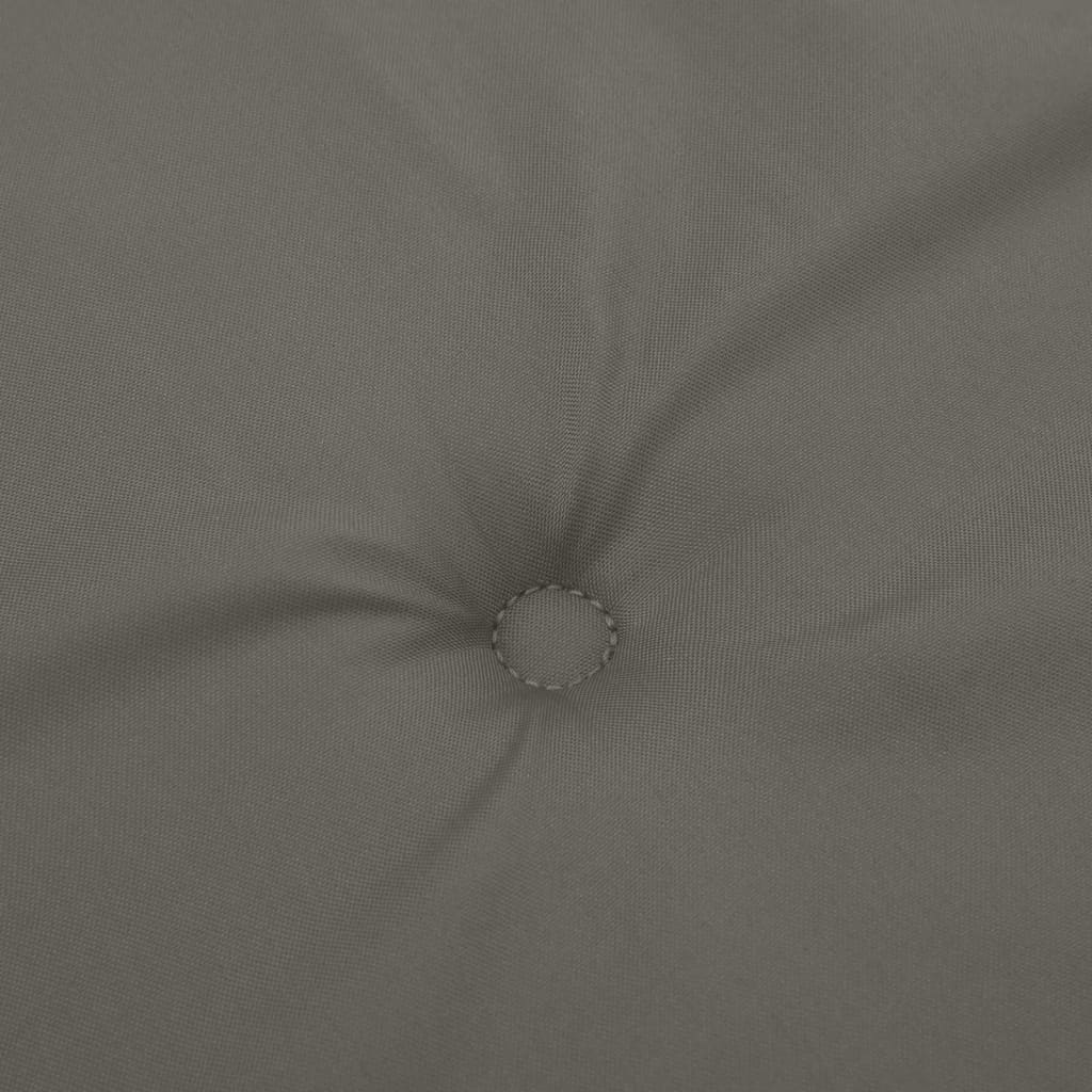 hynder til havebænk 2 stk. 180x50x7 cm stof meleret mørkegrå