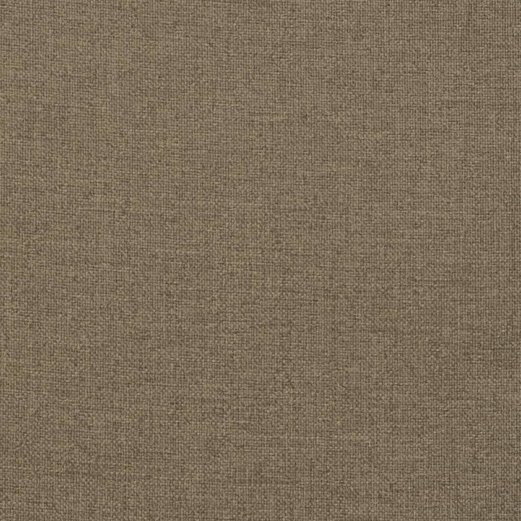 hynder til havebænk 2 stk. 180x50x7 cm stof meleret gråbrun