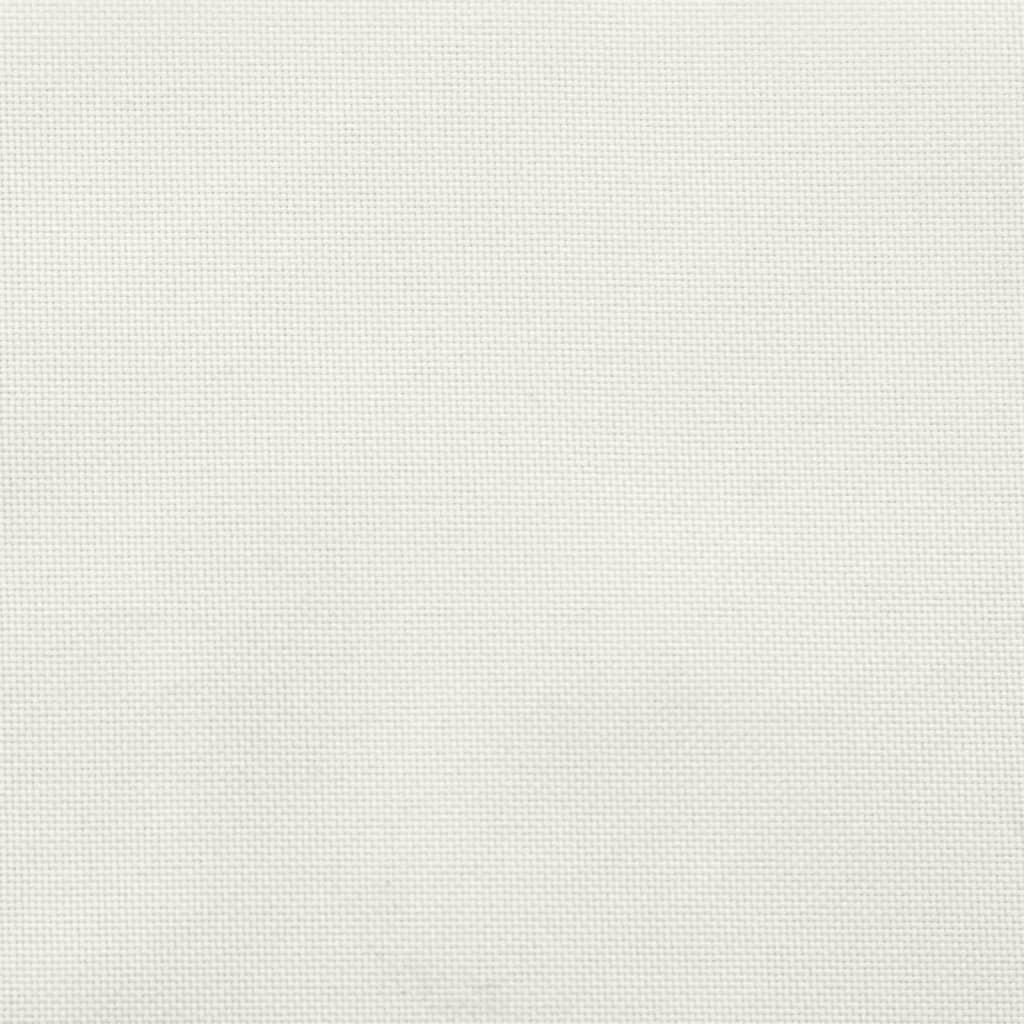 hynder til havebænk 2 stk. 200x50x7 cm stof meleret cremefarvet