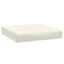 pallehynder 2 stk. stof meleret cremefarvet