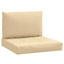 pallehynder 2 stk. stof meleret beige