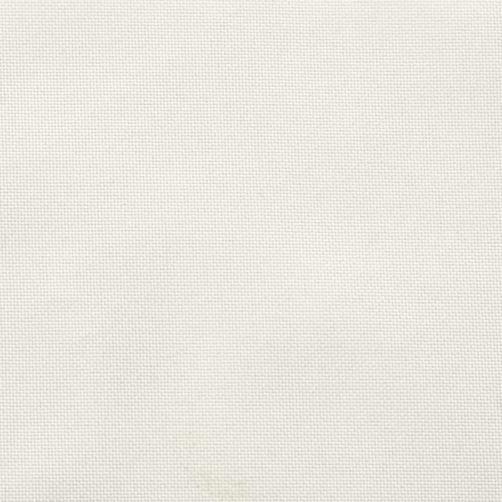 pallehynde 60x60x9,5 cm stof meleret cremefarvet