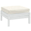 pallehynde 60x60x9,5 cm stof meleret cremefarvet