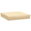 pallehynde 60x60x9,5 cm stof meleret beige
