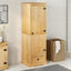 klædeskab Corona 55x50x170 cm massivt fyrretræ
