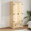 klædeskab Corona 76x50x170 cm massivt fyrretræ