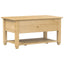 sofabord med skuffer Corona 85x50x45 cm massivt fyrretræ