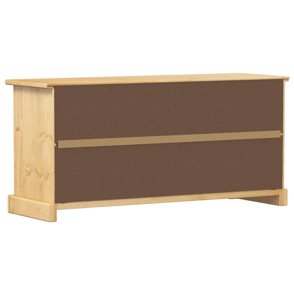 skoskab Corona 99x32x47 cm massivt fyrretræ
