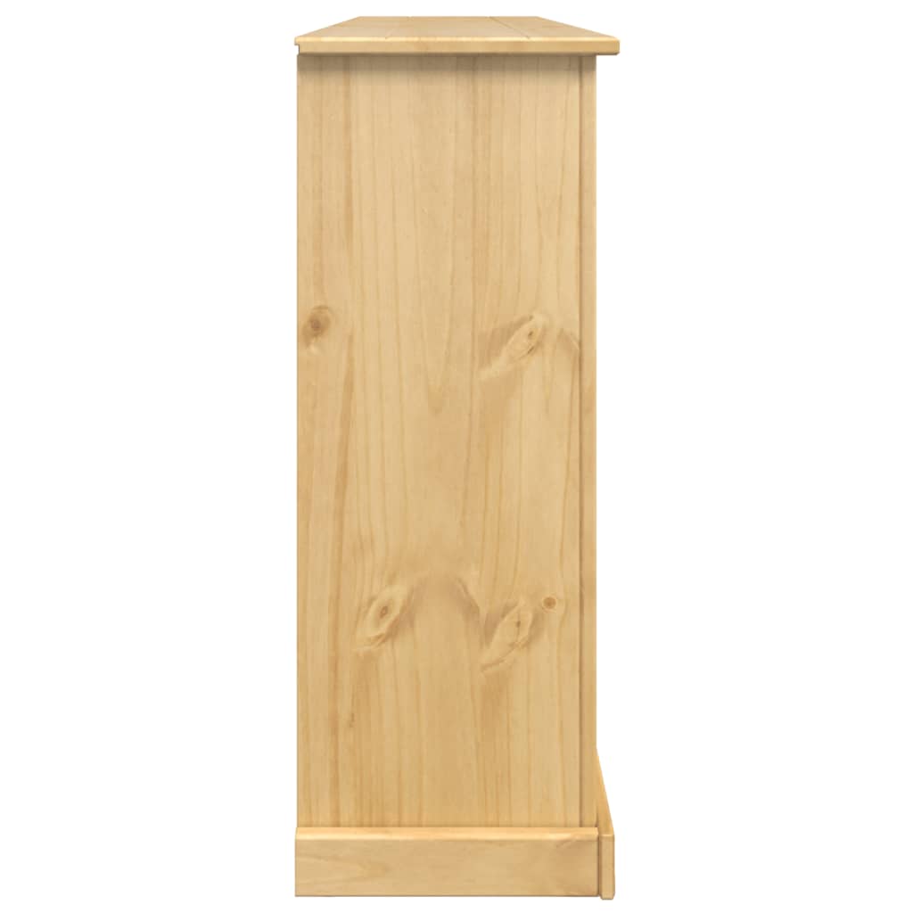 skoskab Corona 99x32x85 cm massivt fyrretræ