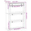 skoskab Corona 99x32x138 cm massivt fyrretræ