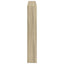 sengegavl med opbevaring og LED-lys 140x17x102 cm sonoma-eg