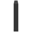 sengegavl med opbevaring og LED-lys 200x17x102 cm sort