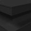 sofabord med LED-lys 90x50x40 cm sort