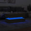 sofabord med LED-lys 90x50x40 cm sonoma-eg