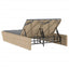 solseng med hynder polyrattan beige