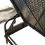 liggestol med baldakin og bord polyrattan sort