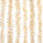 flueforhæng 90x200 cm chenille beige og hvid