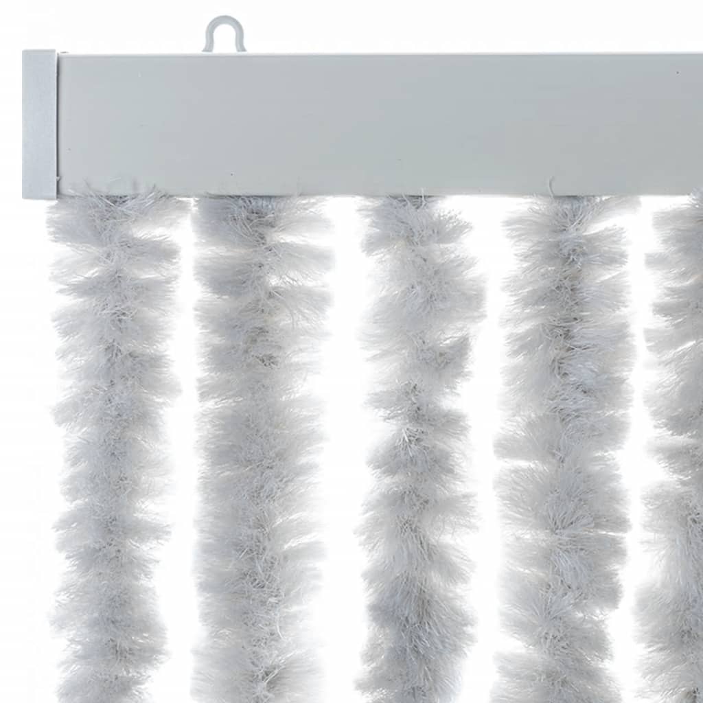flueforhæng 100x200 cm chenille grå