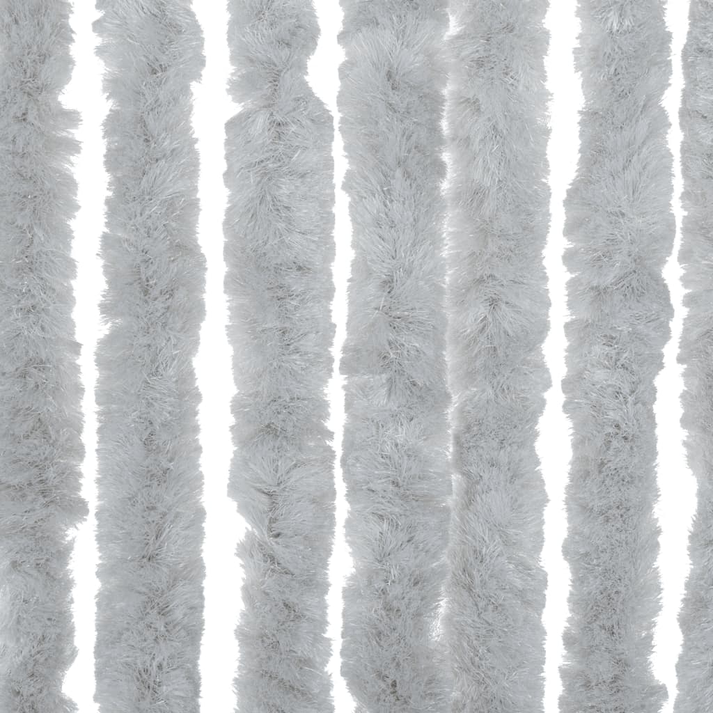 flueforhæng 100x230 cm chenille grå