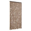 flueforhæng 100x200 cm chenille beige og lysebrun