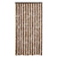 flueforhæng 100x200 cm chenille beige og lysebrun