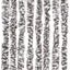 flueforhæng 100x230 cm chenille brun og beige
