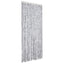 flueforhæng 100x230 cm chenille grå og hvid