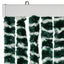 flueforhæng 56x200 cm chenille grøn og hvid