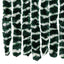 flueforhæng 100x230 cm chenille grøn og hvid