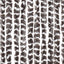 flueforhæng 56x200 cm chenille beige og brun