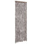 flueforhæng 56x200 cm chenille brun og hvid