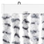 flueforhæng 100x200 cm chenille lysegrå og mørkegrå