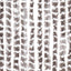 flueforhæng 90x200 cm chenille gråbrun og hvid