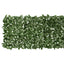 altanafskærmning 600x75 cm med mørkegrønne blade