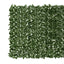 altanafskærmning 300x150 cm med mørkegrønne blade