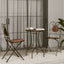 bistrobord med mosaikdesign Ø50x70 cm keramisk terrakottafarvet