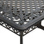 havebord 150x90x72 cm støbt aluminium bronzefarvet