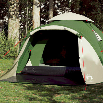 3-personers campingtelt kuppel quick-release grøn