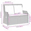 havebænk med hynder og lænefunktion polyrattan beige