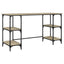 skrivebord 140x50x75 cm konstrueret træ sonoma-eg