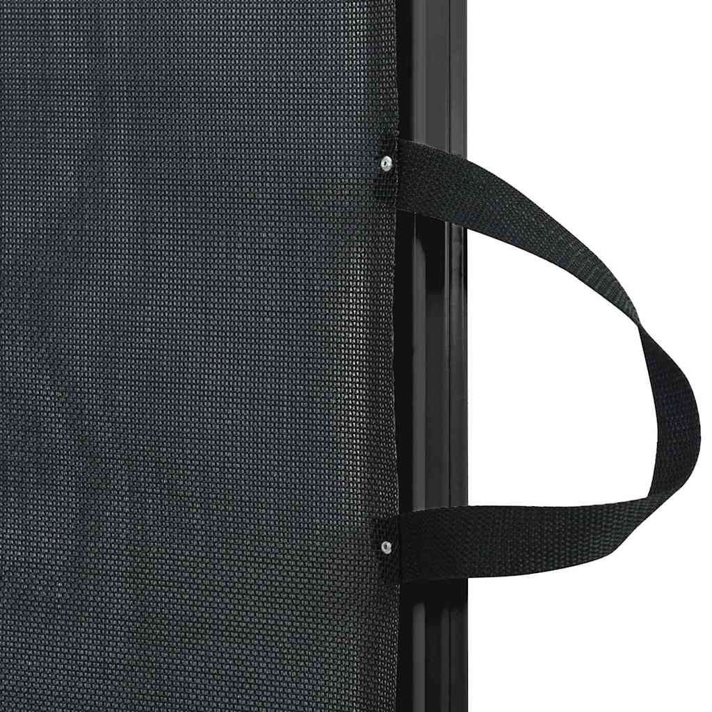 udtrækkelig låge til kæledyr 102,5x125 cm sort