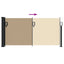 sammenrullelig sidemarkise 100x300 cm beige